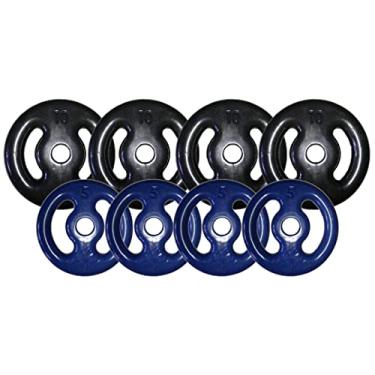 Imagem de Kit de Anilhas Emborrachadas 60 kg