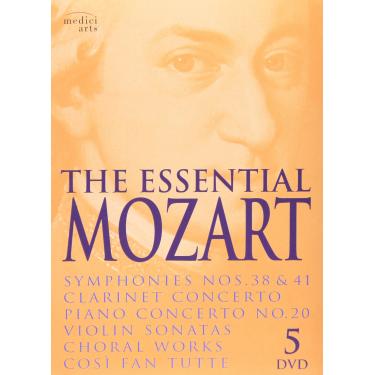 Imagem de The Essential Mozart: Symphonies Nos. 38 & 41; Clarinet Concerto; Piano Concerto, No. 20; Violin Sonatas; Choral Works; Cosi Fan Tutte