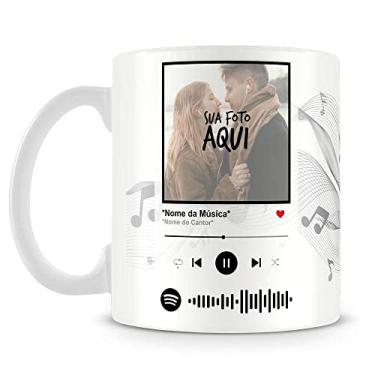 Imagem de Caneca com Foto e Música do Spotify (Mod.2)
