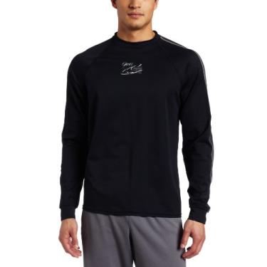 Imagem de O'Neill Wetsuits Camiseta masculina de manga comprida Tech 24-7, preta/grafite/metal, pequena