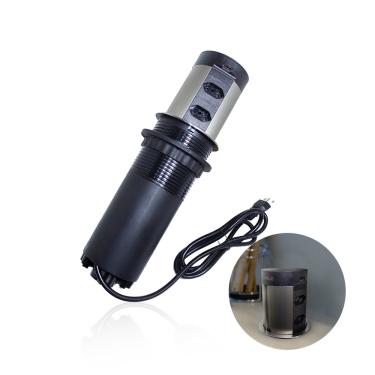 Imagem de Tomada Super Torre 4 Tomadas, 2 USB e Carregador Sem Fio Hafele Exclusivo