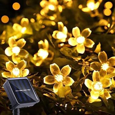 Imagem de BULBASAUR Baseus Luzes de flores de corda solar ao ar livre à prova d'água 50 LED