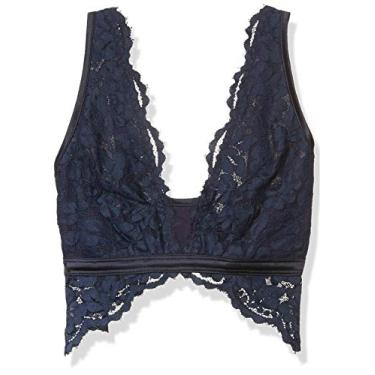 Imagem de Cosabella Sutiã feminino curvilíneo magnólia, Azul noturno, G