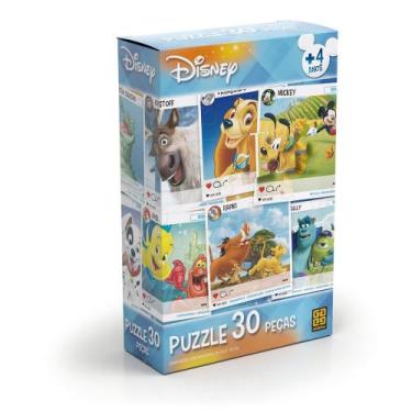Imagem de Quebra-Cabeca - Puzzle 30 Pecas - Disney - Grow