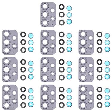 Imagem de For for galaxy A72 SM-A725 10pcs Camera Lens Cover (Black)