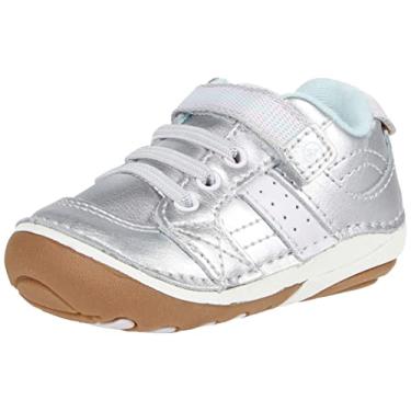 Imagem de Stride Rite Tênis infantil unissex SRT Soft Motion Artie, Prata, 5 Wide Toddler