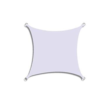 Imagem de KBREE Toldo de lona dobrável protetor solar ao ar livre e cobertura à prova d'água guarda-sol Oxford pano sombra triângulo quatro retangulares