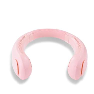 Imagem de pescoço portátil | Ventilador pessoal vestível com bateria 1200 mAh | Vento forte Volume ar uniforme em ambos os lados, antiderrapante, carregamento curto