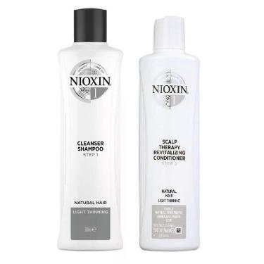 Imagem de Kit Nioxin 1 Shampoo 300Ml + Condicionador 300Ml