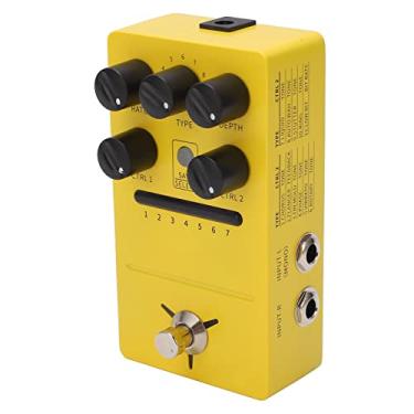 Imagem de Mini Pedal de Modulação, 11 Modos de Modulação Chorus Phaser Tremolo Flanger Rotary Vibrato Liquid Stutter Ring LowBit True Bypass Guitarra Pedal de Efeitos para Guitarra Elétrica