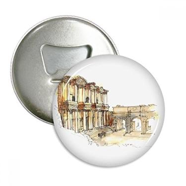 Imagem de Ephesus in Izmir Peru Abridor de Garrafas Imã Emblema Multifuncional