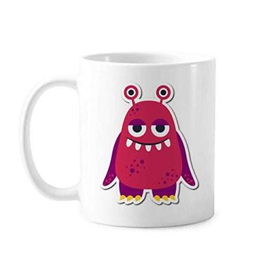 Imagem de Caneca de cerâmica com monstro rosa universo e alienígena cerâmica xícara de café e porcelana