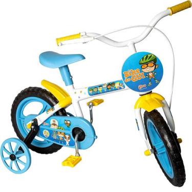 Imagem de Bicicleta Para Meninos Aro 12 Azul E Branco Styll Radical