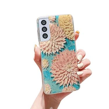 Imagem de Capa de telefone para Samsung Galaxy Note 20 Ultra pintura a óleo padrão de flores Samsung Galaxy Note 20 5G 4G capa macia antiqueda (Samsung Note 20 Ultra, flor 6)