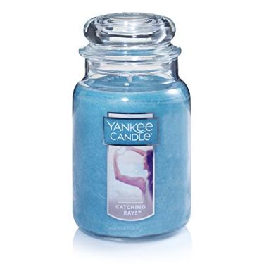 Imagem de Yankee Candle Catching Rays perfumados, vela clássica de pavio único frasco grande de 650 ml, mais de 110 horas de tempo de queima