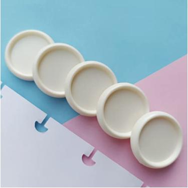 Imagem de Kit 12 Discos M 24mm de Caderno Infinito Sistema Inteligente Amor Infinito Cadernos - Liso (Off White)