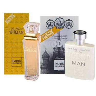 Imagem de Perfume Vodka Man + Billion Woman - Paris Elysees 100ml