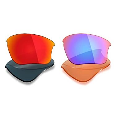 Imagem de 2 pares de lentes polarizadas de substituição da Mryok para óculos de sol Oakley Flak Jacket XLJ – Opções