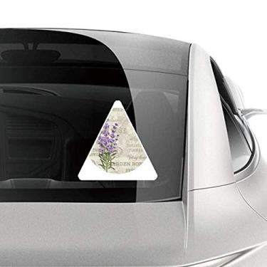 Imagem de DIYthinker Adesivo de flor de lavanda roxa para carro de motocicleta decalque estilo bicicleta
