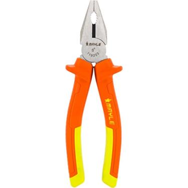 Imagem de Alicate Universal Mayle Laranja E Amarelo 8”
