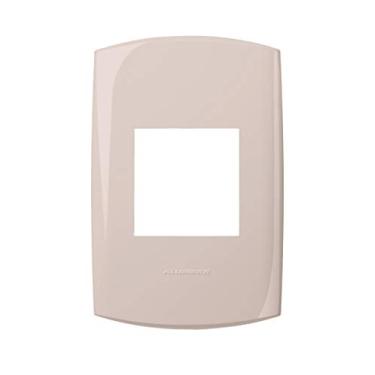 Imagem de Placa 4X2 2 Módulos, Alumbra, Bliss 4629, Pêssego