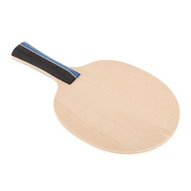 Imagem de Colaxi Lâmina de tênis de mesa bastão de tênis de mesa reutilizável unissex para esportes profissional feito à mão adulto raquete de tênis de mesa