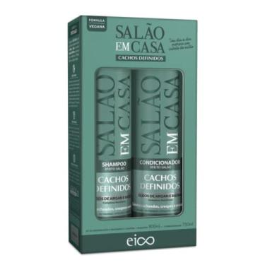 Imagem de Eico Kit Salão em Casa Cachos Definidos Shampoo 800ml + Condicionador 750ml