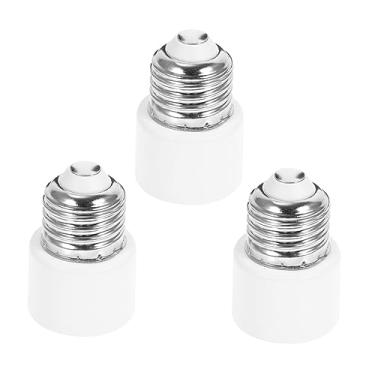 Imagem de DOITOOL Adaptador Porta-Lâmpada Soquete Da Lâmpada Para Tomada Divisor Plugue De Tomada Divisor Polarizado E27 3Pcs