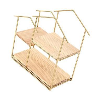 Imagem de Garneck 1 Peça Prateleira De Parede Prateleiras De Madeira Prateleiras De Armazenamento De Madeira Prateleiras De Paletes Prateleiras Flutuantes Prateleiras Flutuantes Prateleiras De