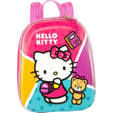 Imagem de Mochila Pequena Maxtoy Hello Kitty Rosa
