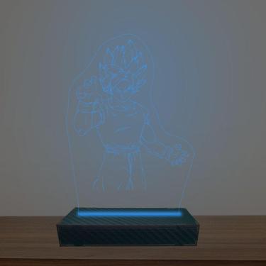 Imagem de Luminária Led 3d Goku Abajur Luxo