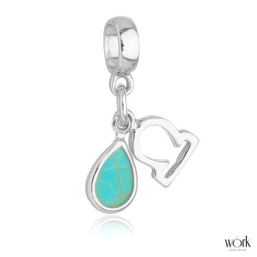 Imagem de Pingente Berloque Signo Libra Pandora Banhado a Prata 925 - Premium