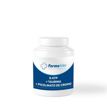 Imagem de 5 Htp 50Mg+ Taurina + Picolinato De Cromo - 60 Cápsulas - Farmasite
