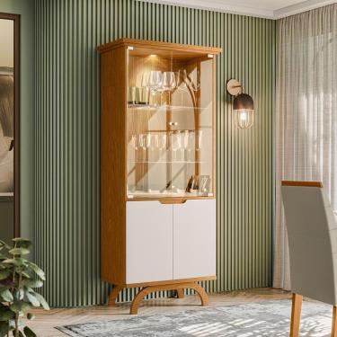 Imagem de Cristaleira 2 Portas Creta Ype Off White