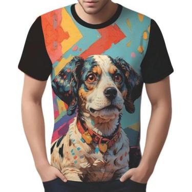 Imagem de Camisa Camiseta Tshirt Cachorro Pop Art Realismo Cão Hd 1 - Enjoy Shop