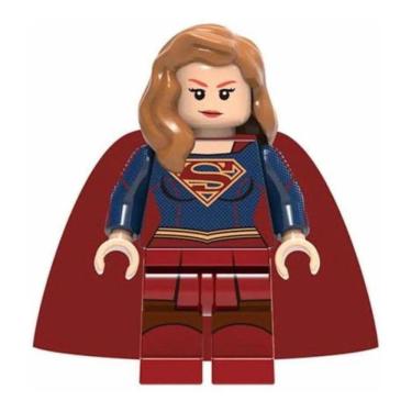 Imagem de Boneco Blocos De Montar Supergirl Dc