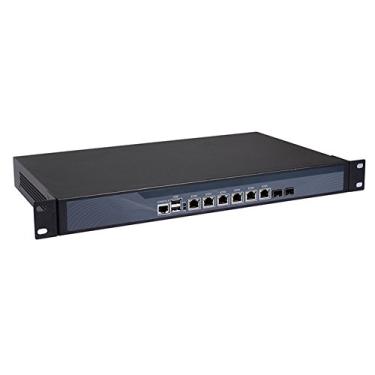 Imagem de Partaker Firewall, VPN, 1U Rackmount, aparelho de segurança de rede, B75, Intel Core I3 3220, (cinza), [6 Intel LAN/2 SFP/2USB/1COM/1VGA/1Bypass], (8G RAM/128G SSD)