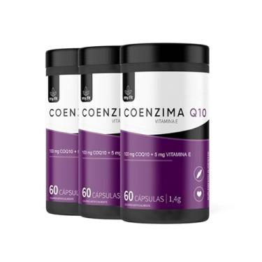 Imagem de Kit 3x COQ-10 100mg por Softgel, Total 180 Doses - Fórmula Sinérgica com Vitamina E