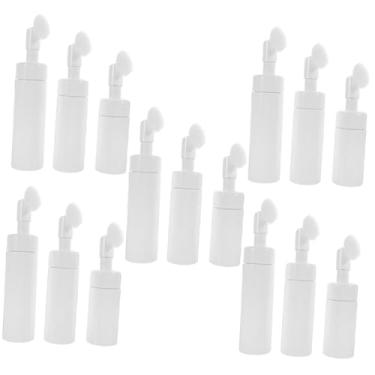 Imagem de 15 Peças garrafa de espuma de limpeza facial garrafa facial de espuma de viagem frasco de xampu light levinho limpador de rosto limpador facial garrafa de bomba de viagem branco