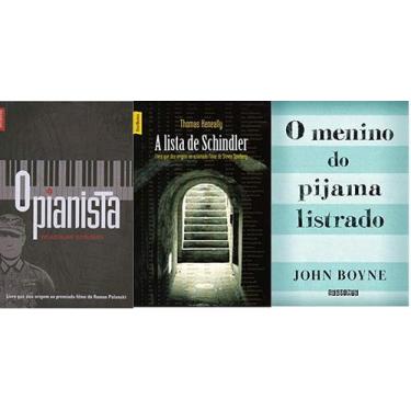 Imagem de Kit 3 Livros O Pianista + A Lista De Schindler + O Menino Do Pijama Li