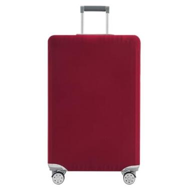 Imagem de Travelkin Capa de mala lavável para mala protetora antiarranhões para malas de 45 a 81 cm, 1 vinho tinto, S(18-21inch suitcase)