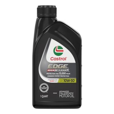 Imagem de Castrol Óleo de motor sintético completo avançado EDGE High Mileage 0W-20, 1 litro, pacote com 6
