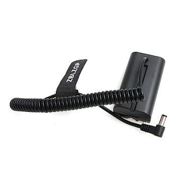 Imagem de ZBLZGP Cabo adaptador de fonte de alimentação CC de bateria falsa para Sony NP-F550 F570 F750 F970