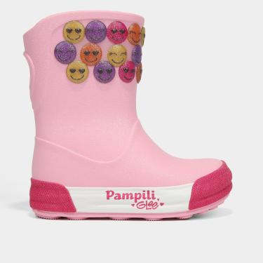 Imagem de Bota Galocha Infantil Pampili Glee Emoji Menina-Feminino