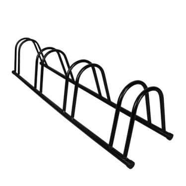 Imagem de Suporte Bicicletário Porta Bike Leve De Chão 4 Vagas, Single, Altmayer, Preto