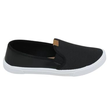 Imagem de Sapatilha Feminina Moleca Alpargata Slip On Iate Confortável Clássica 5296.530 Preto (Preto, BR, Adulto, Numérico, 34)