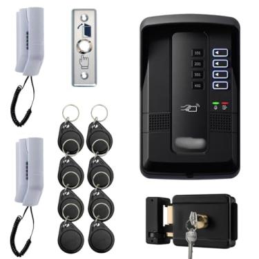 Imagem de Porteiro Coletivo 2 Pontos Interfone Eletronico Predial Residencial Intelbras Com Fechadura e Tags