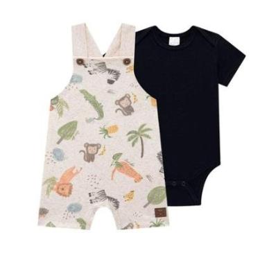 Imagem de Macacão e Body Bebê Masculino Luc.Boo Bichinhos da Floresta-Masculino