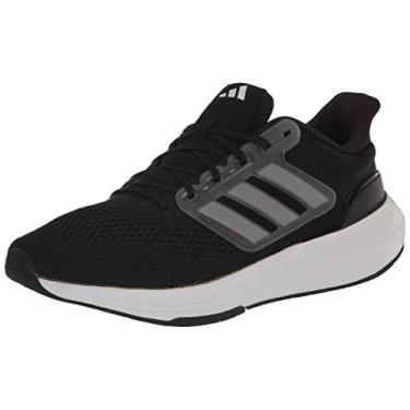 Imagem de adidas Tênis de corrida masculino Ultrabounce, Preto/branco/preto, 45