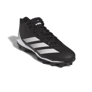 Imagem de adidas Tênis de futebol masculino Adizero Impact.2 Spark Molded, Preto/branco/preto, 38